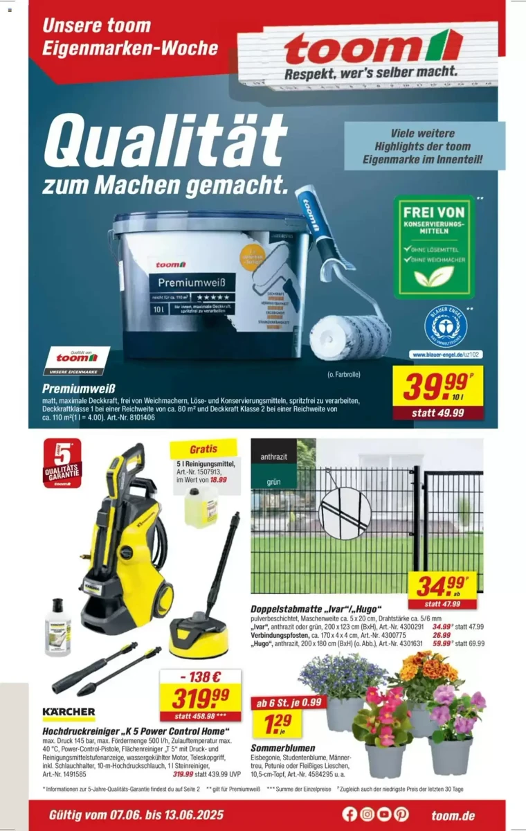 Prospekt Toom Baumarkt