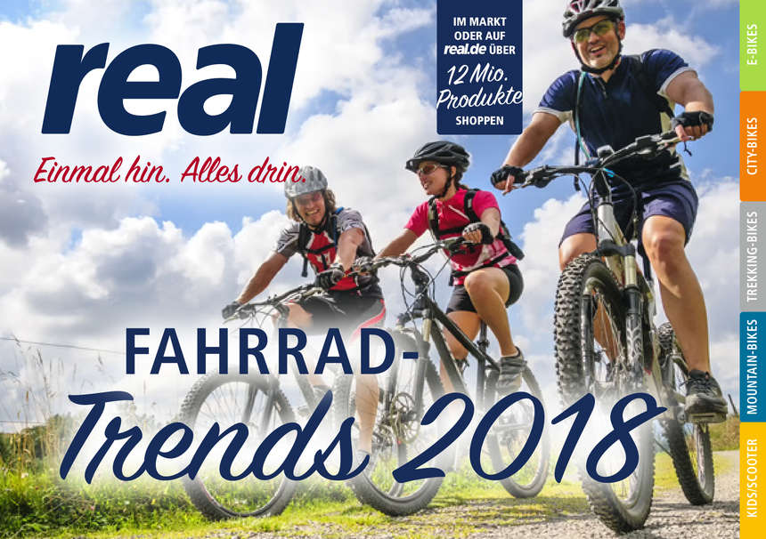 Real Prospekte - Fahrrad Trends 2018 !