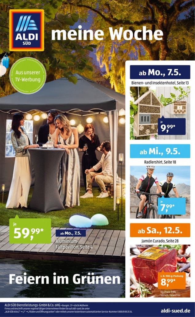 Aldi Süd Prospekte gültig von 07.05.2018 bis 13.05.2018