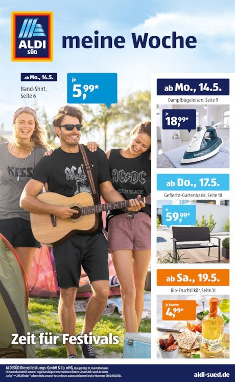 Aldi Süd Prospekte gültig von 14.05.2018 bis 19.05.2018