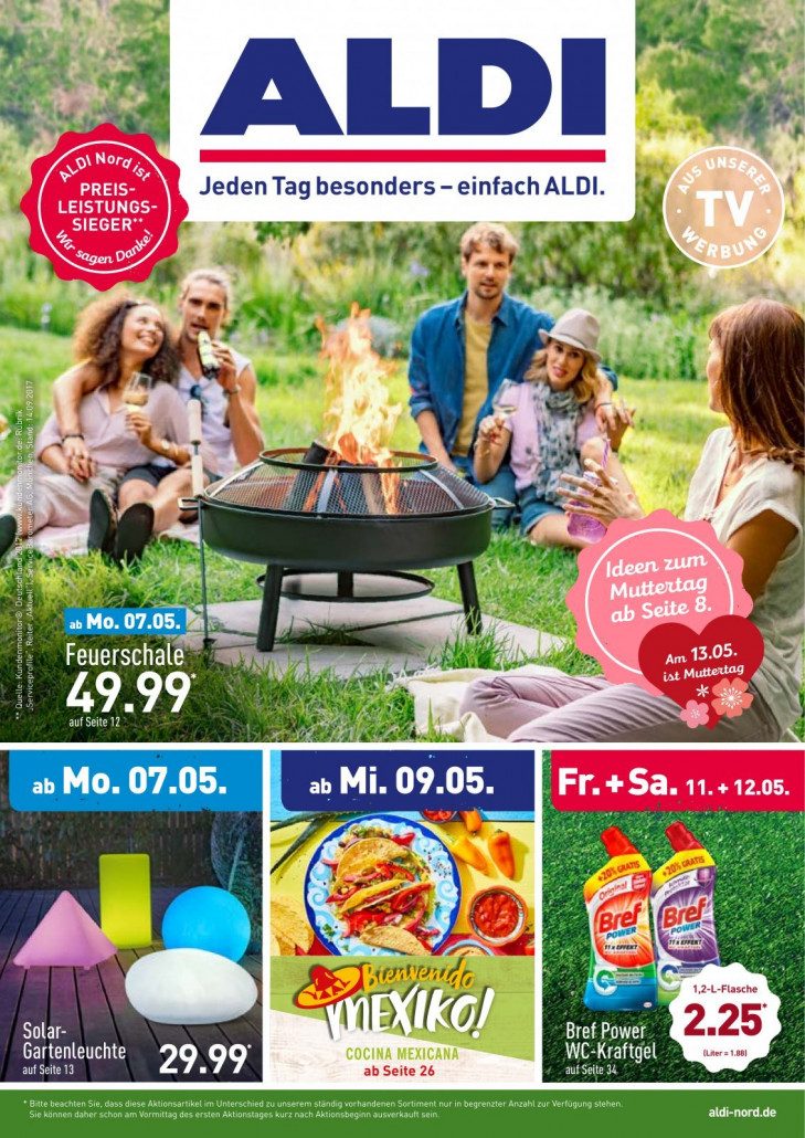 Aldi Nord Prospekte gültig von 07.05.2018 bis 12.05.2018