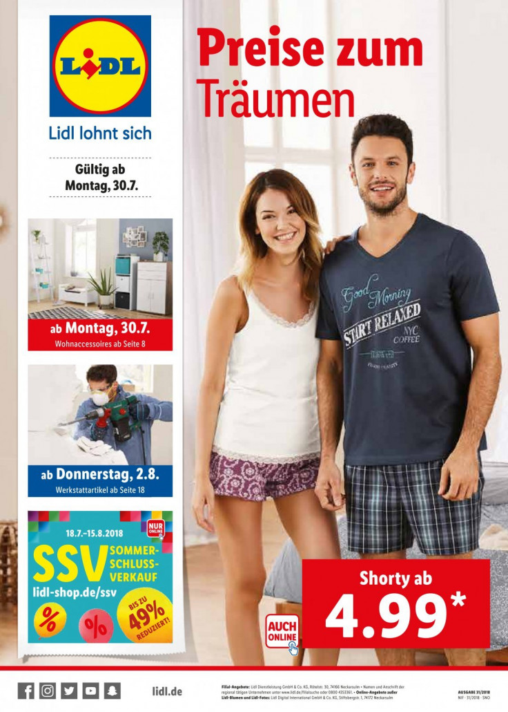 Lidl Prospekte gültig von 30.07.2018 bis 04.08.2018