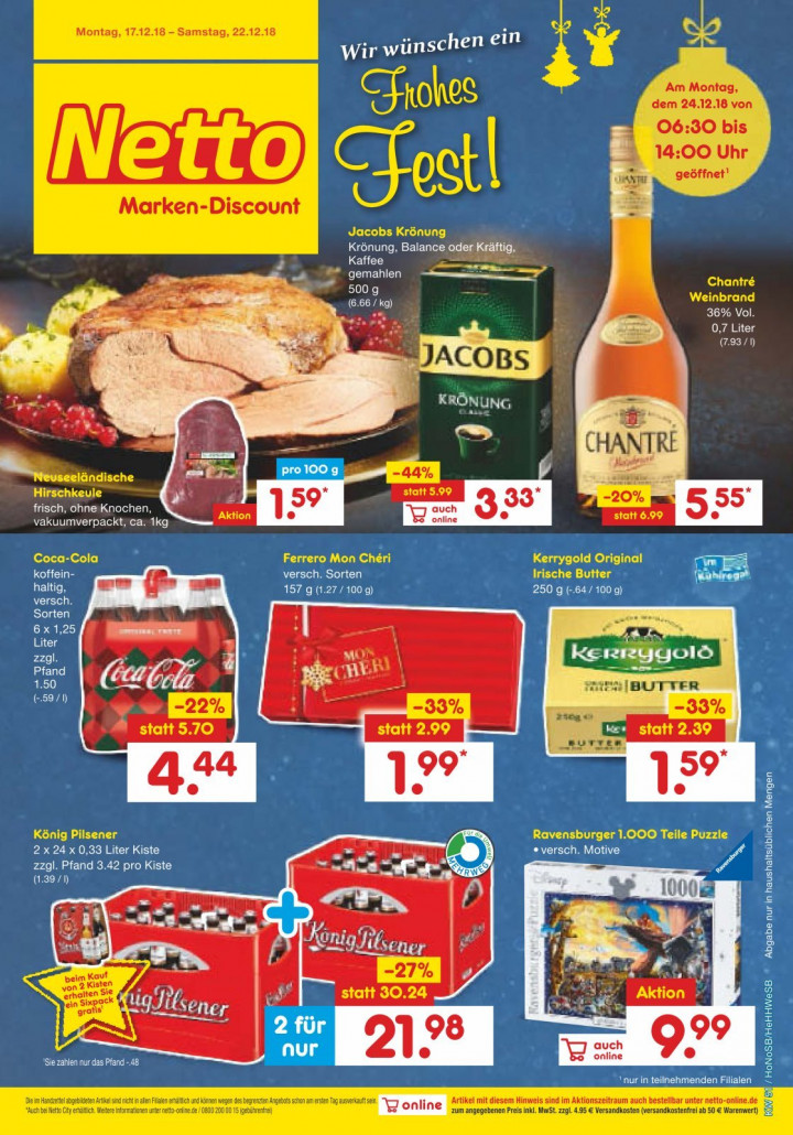 Netto Prospekte gültig von 17.12.2018 bis 22.12.2018