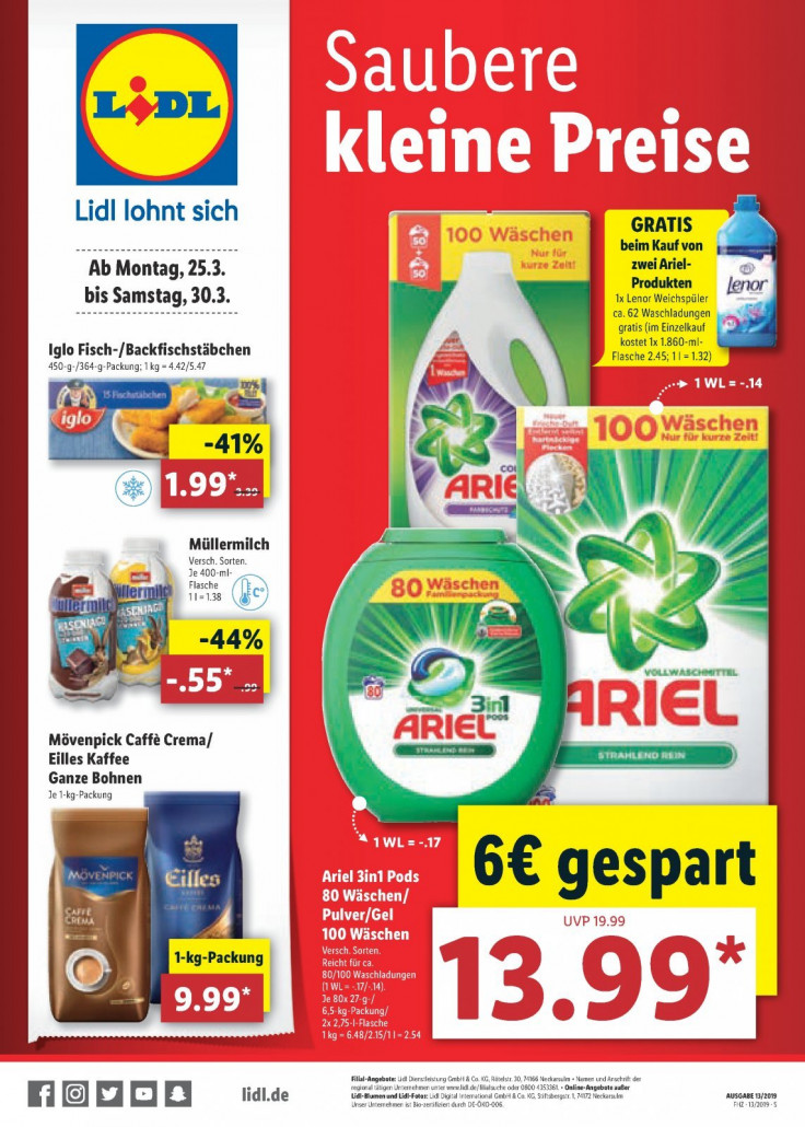 Lidl Prospekte gültig von 25.03.2019 bis 30.03.2019