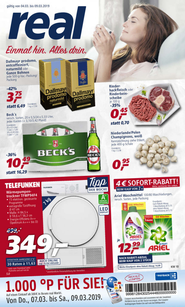 Real Prospekte 04.03.2019 - 09.03.2019 - Real Prospekt Woche 10