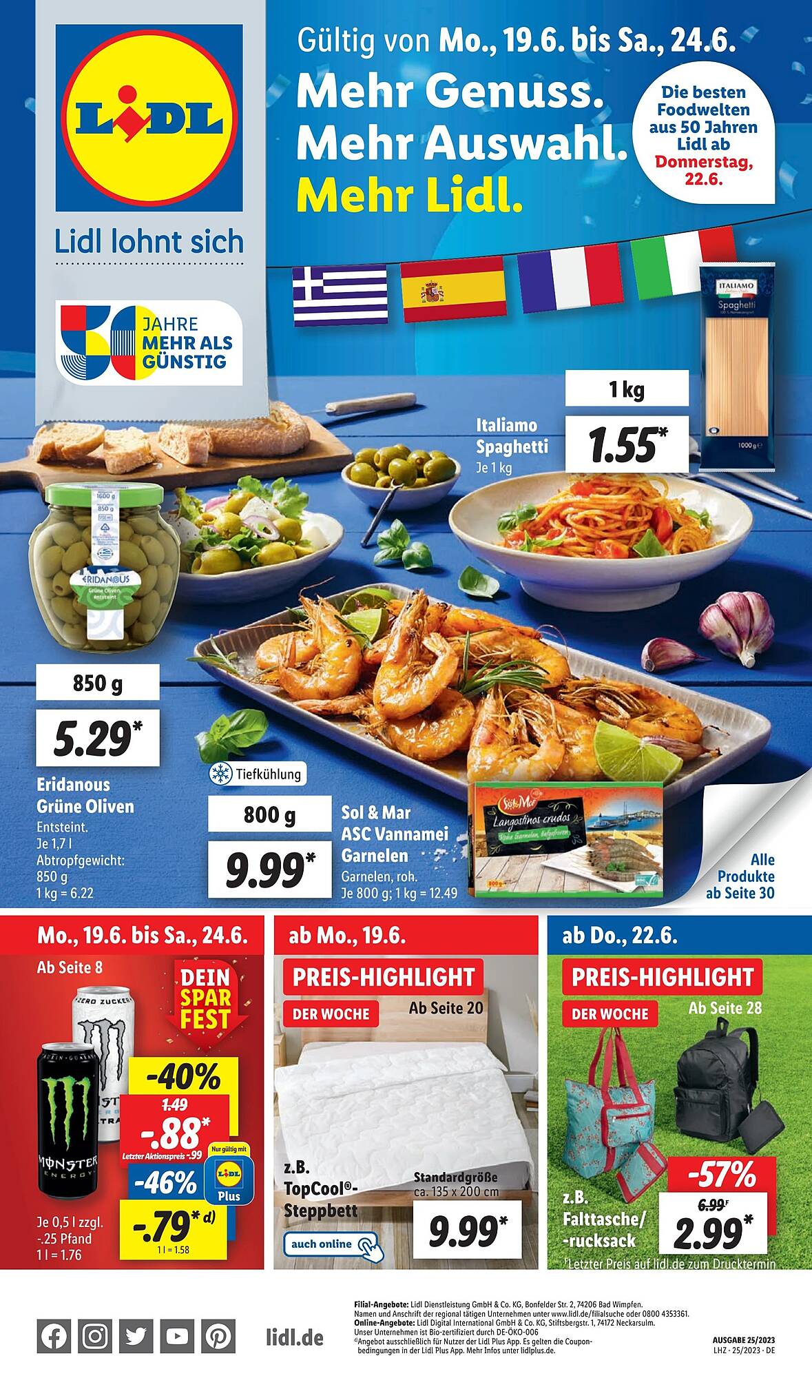 Lidl Prospekt gültig von 19.06.2023 bis 24.06.2023