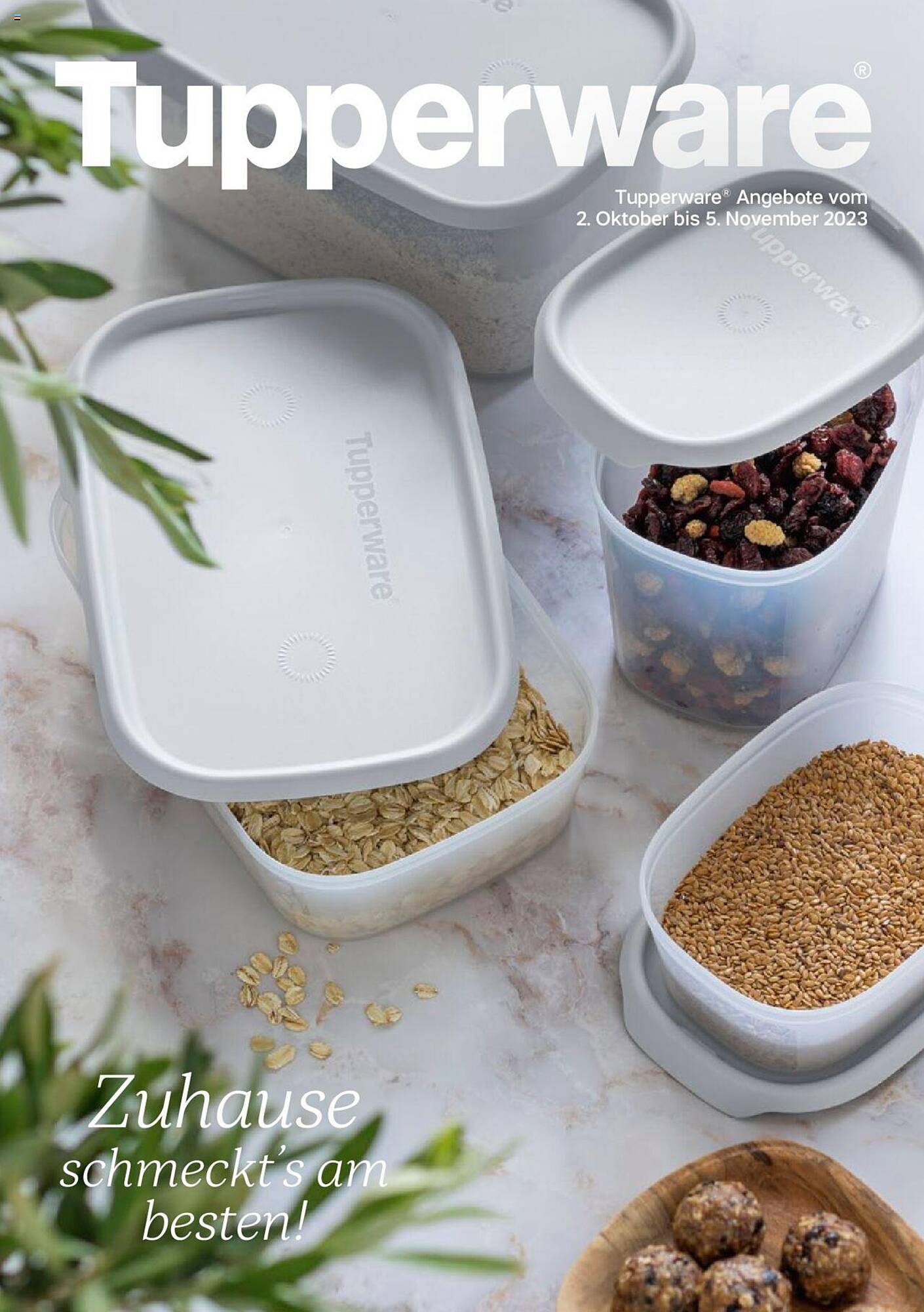 Tupperware Prospekt gültig von 02.10.2023 bis 05.11.2023