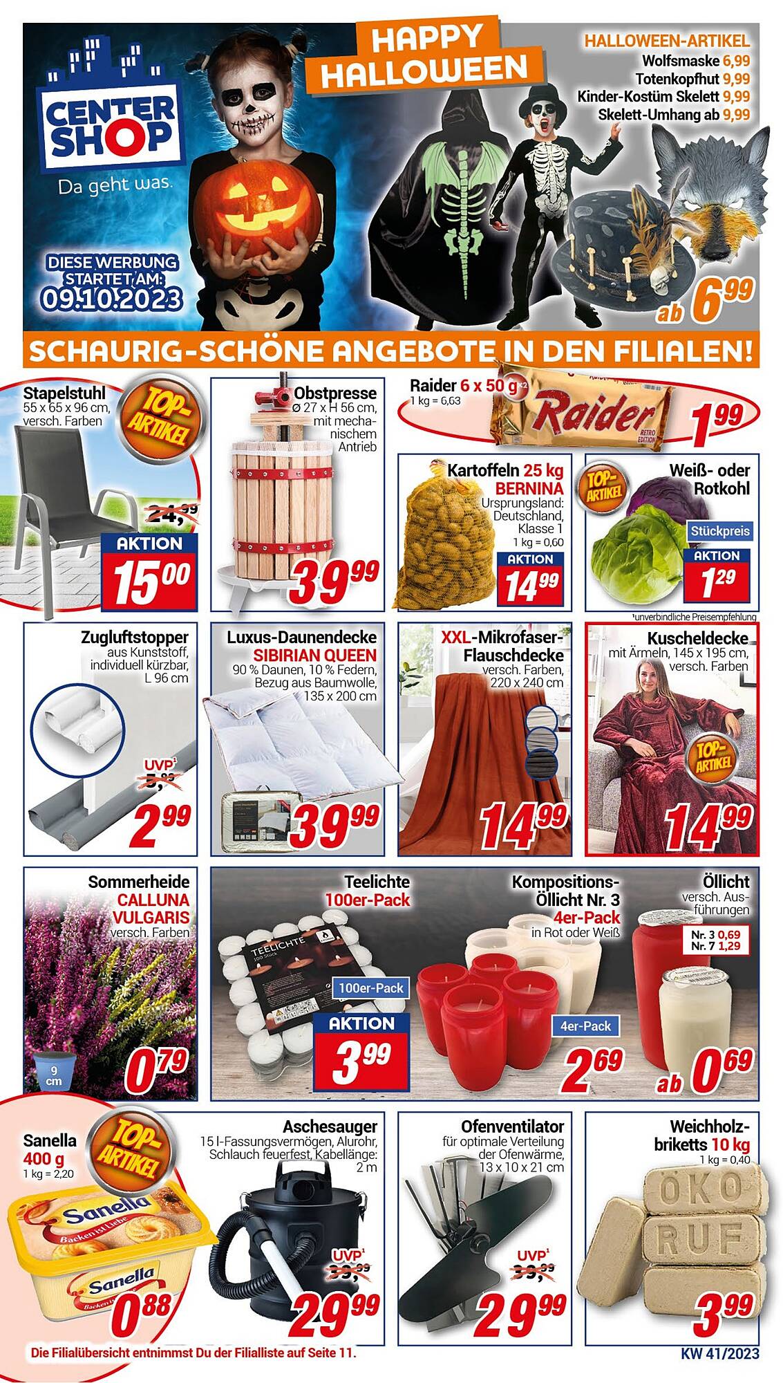 Centershop Prospekt gültig von 09.10.2023 bis 14.10.2023