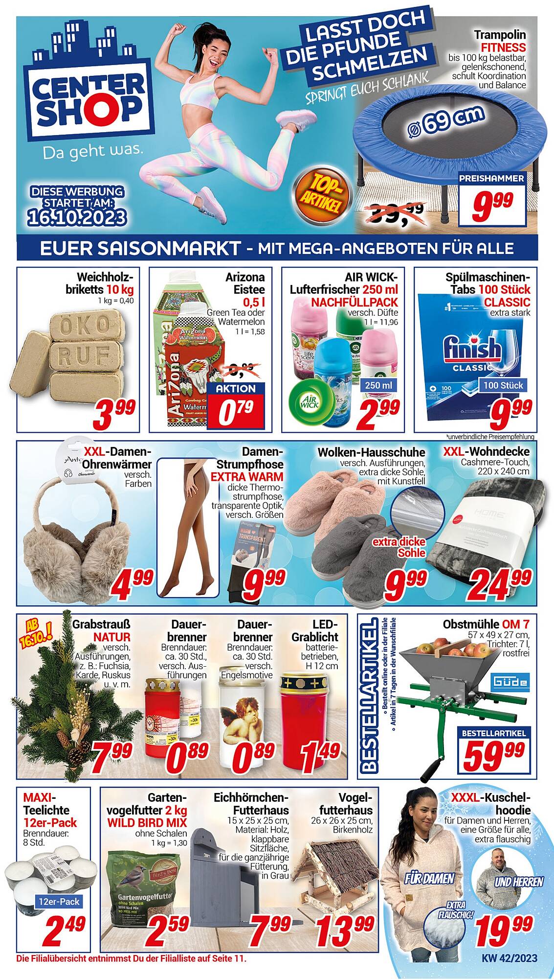 Centershop Prospekt gültig von 16.10.2023 bis 21.10.2023