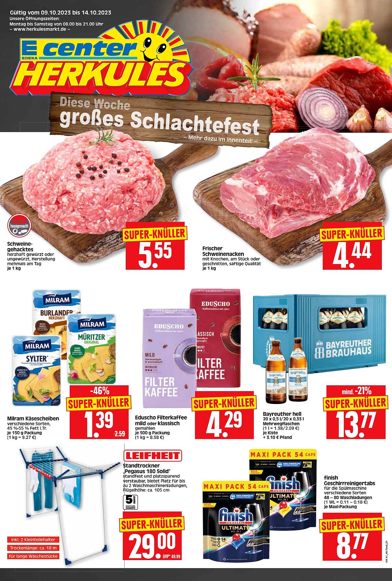 Edeka Herkules Prospekt gültig von 09.10.2023 bis 14.10.2023