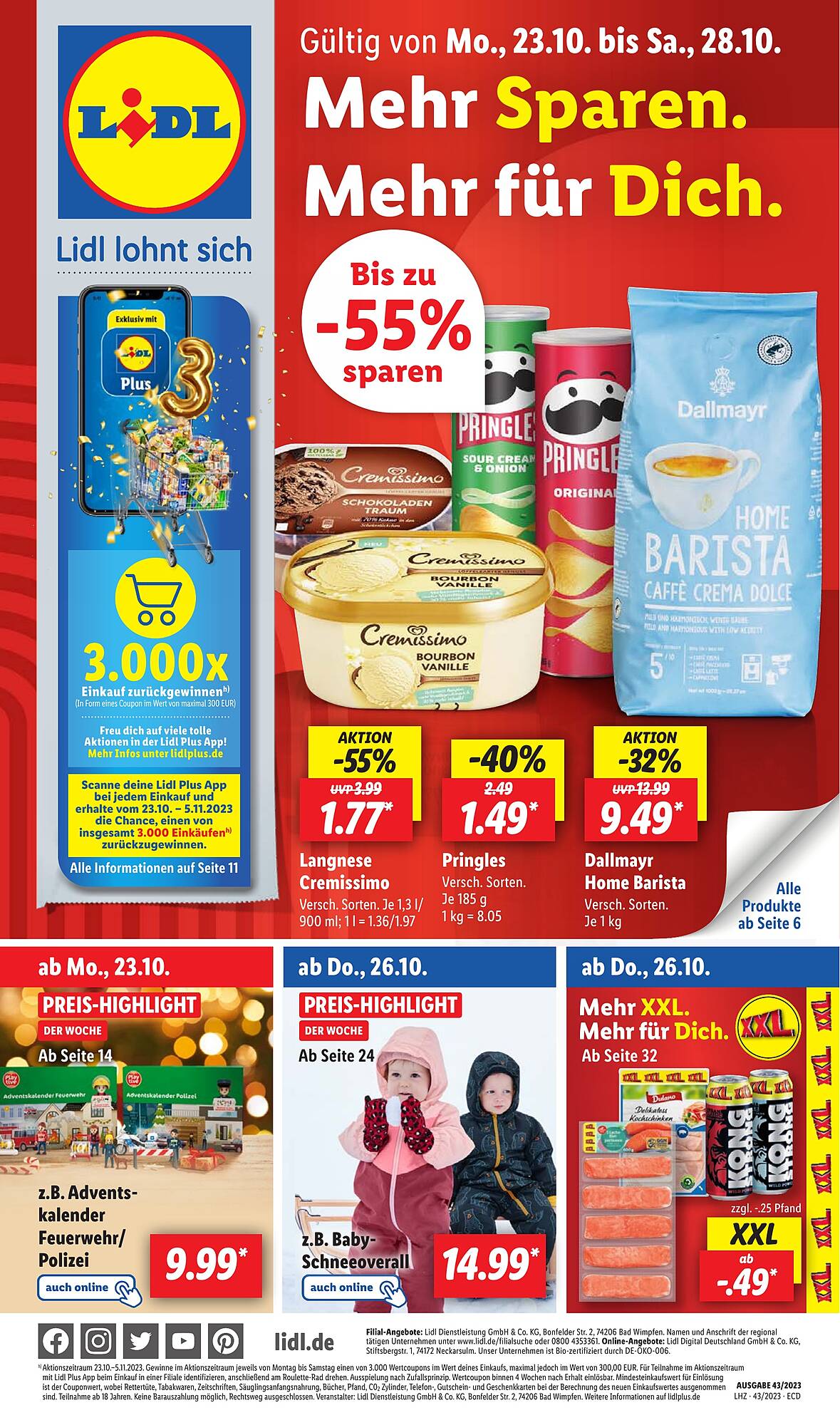 Lidl Prospekt gültig von 23.10.2023 bis 29.10.2023